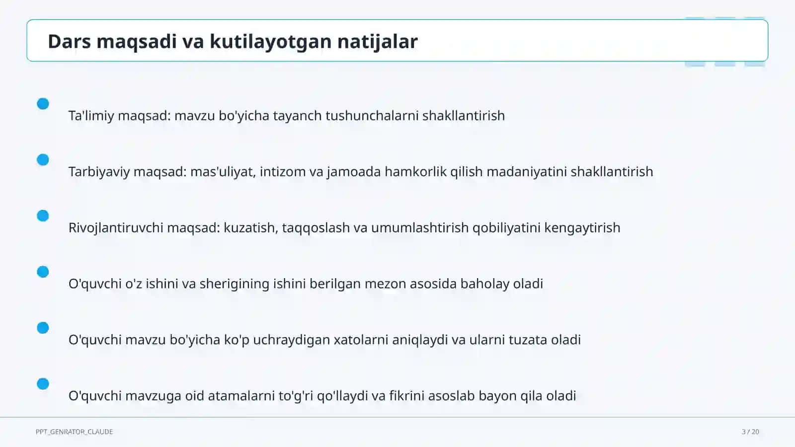 Unli va undosh tovushlarning tasnifi (5-sinf) 3