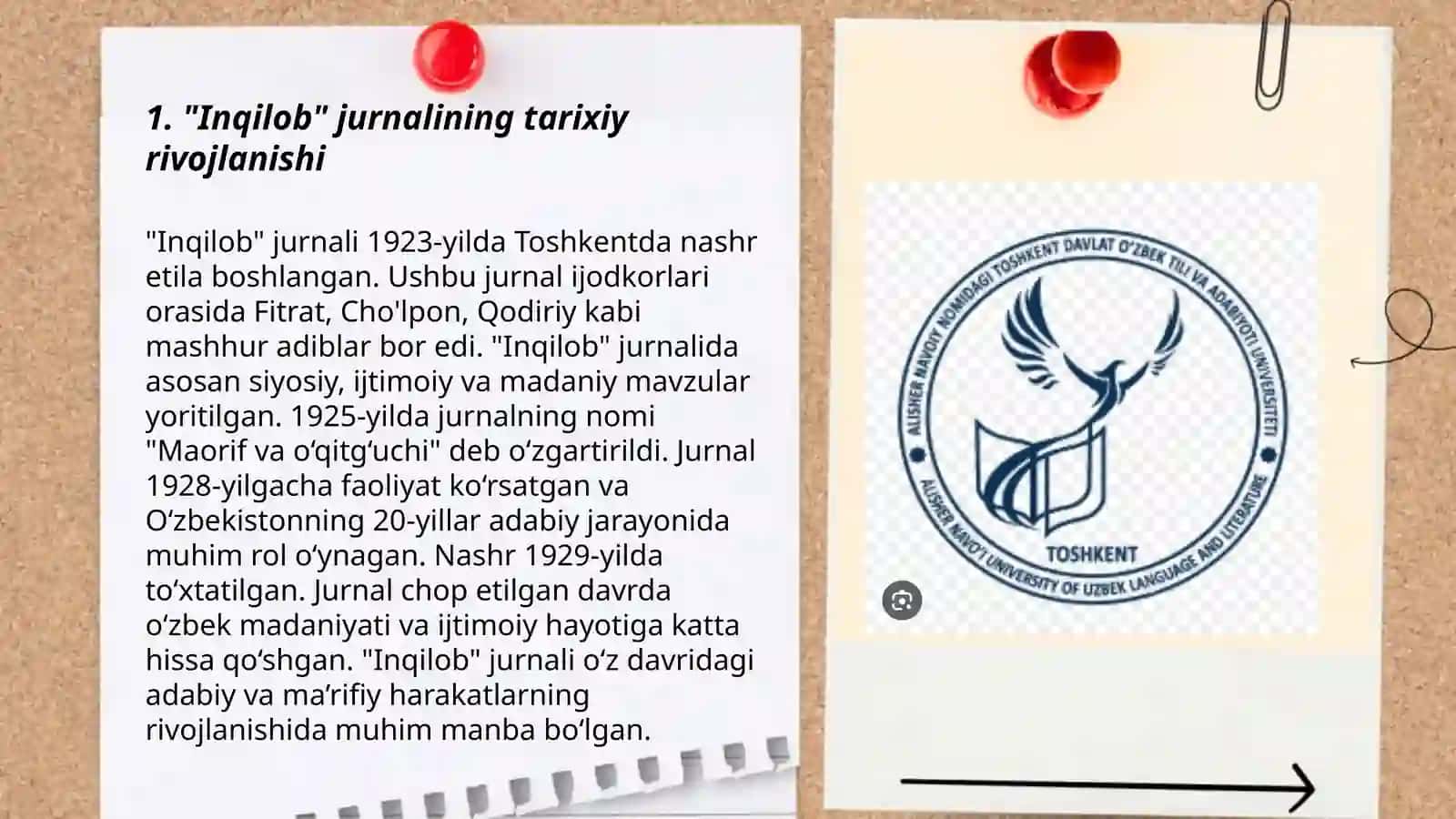 Inqilob jurnali boʻyicha olib borilgan ilmiy tadqiqotlar 3