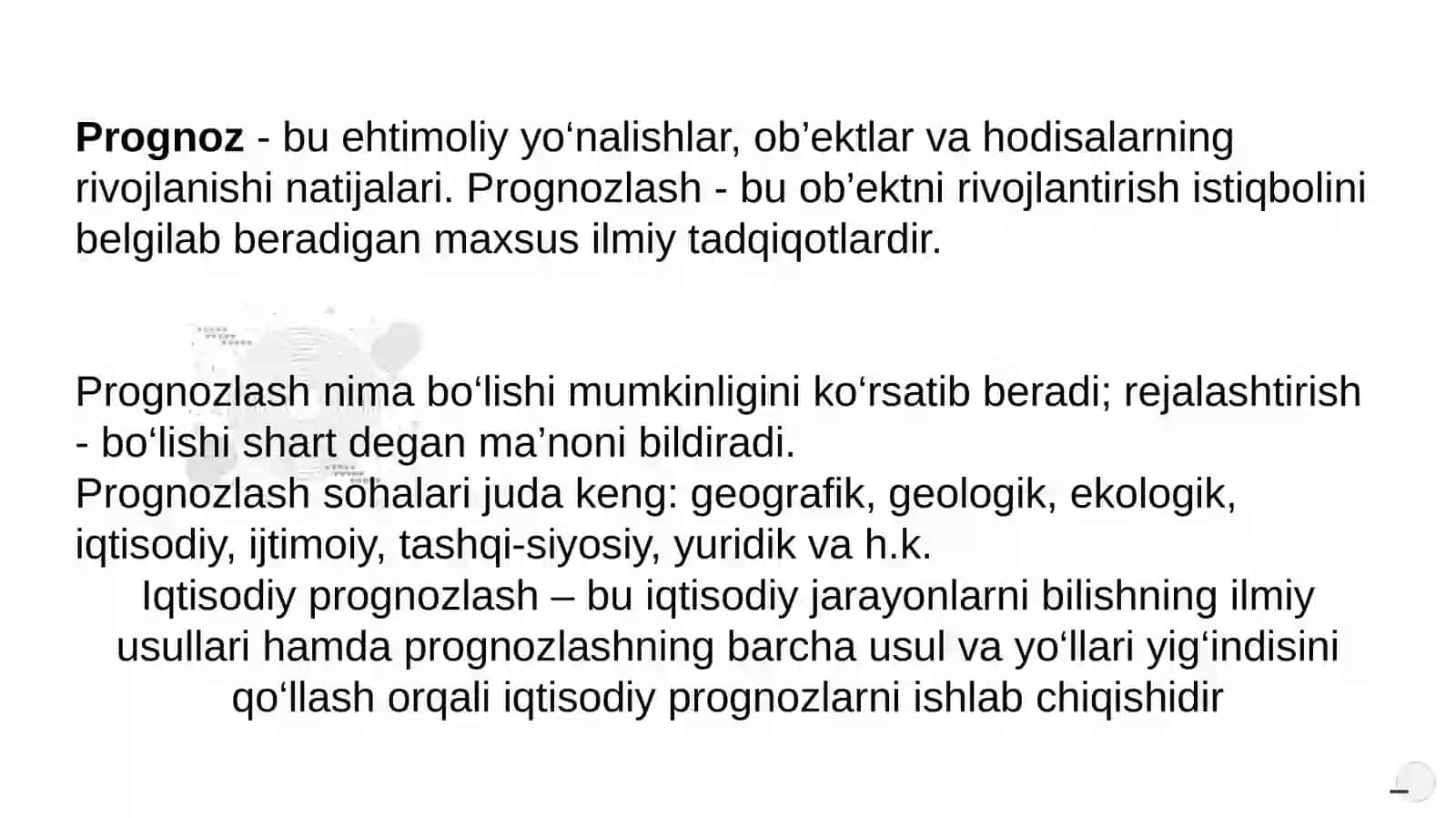 Prognozlashusullari 3