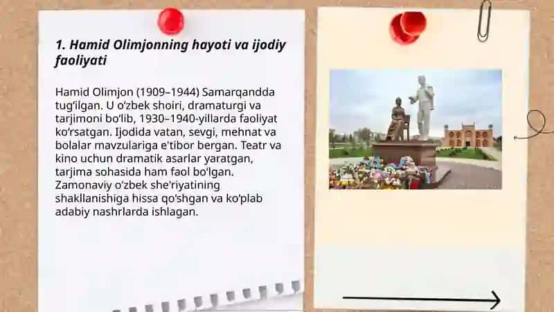 Hamid Olimjon ijodi 3
