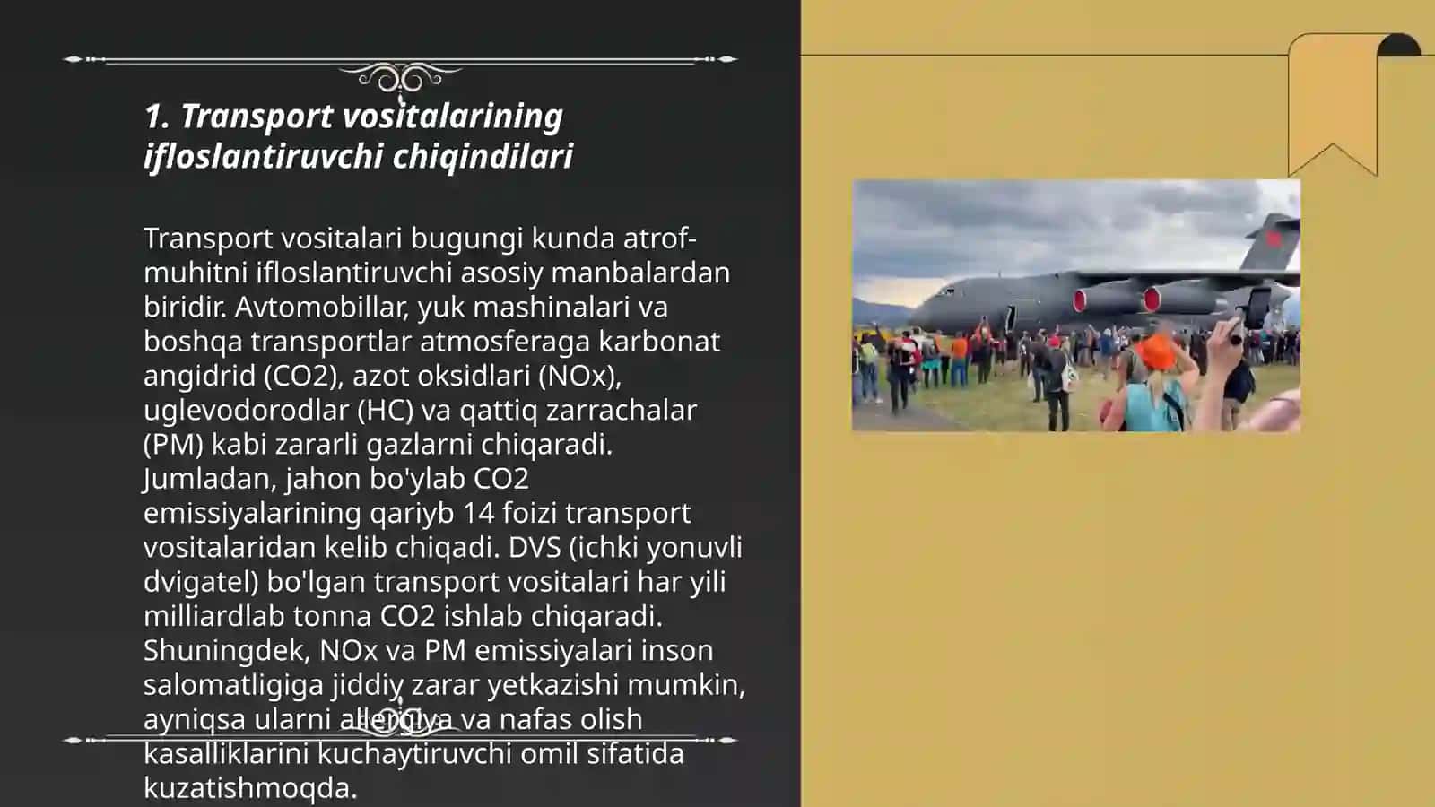 Transport vositalarining ifloslantiruvchi chiqindilari 3