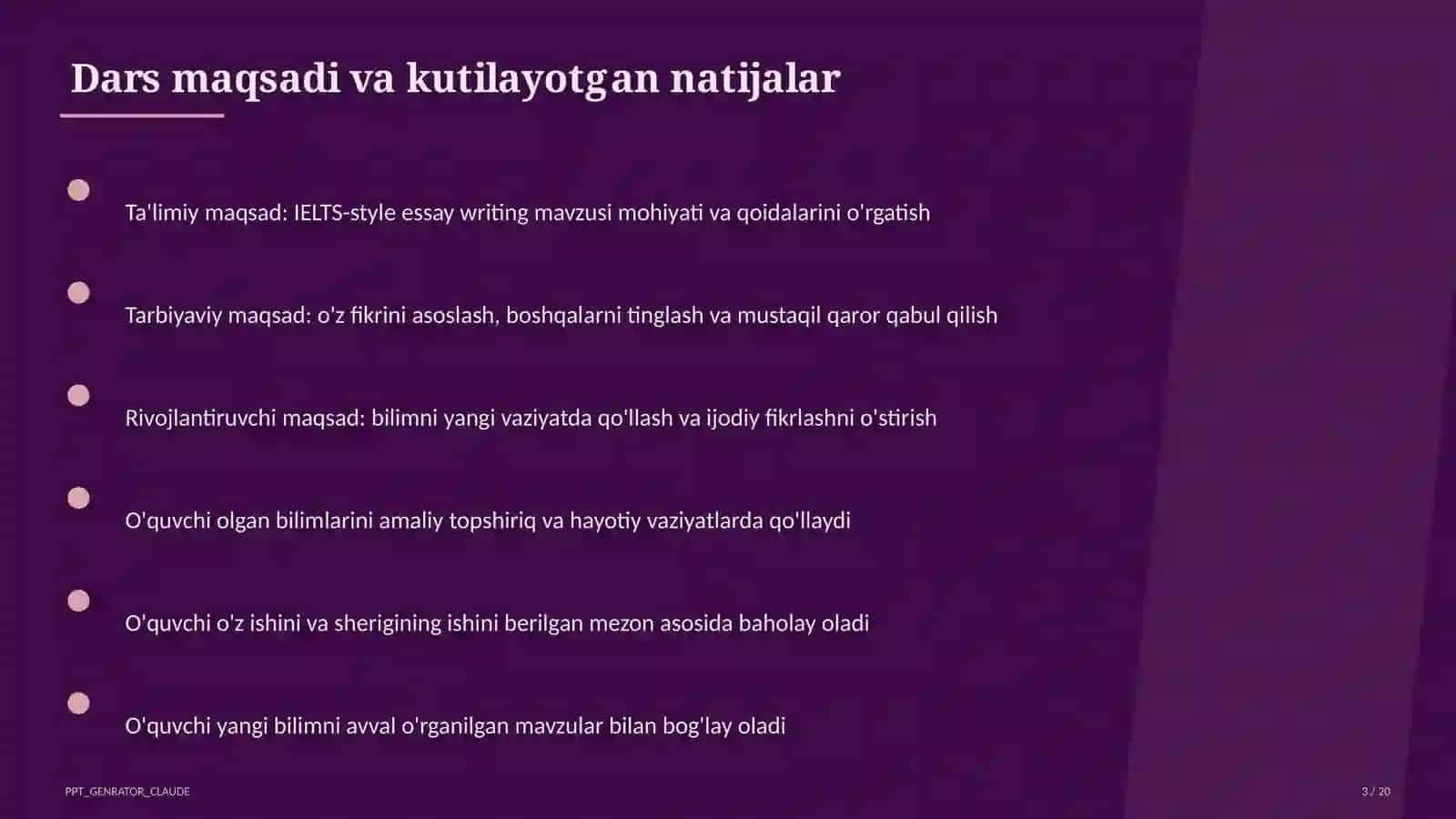 IELTS-style essay writing (11-sinf) 3
