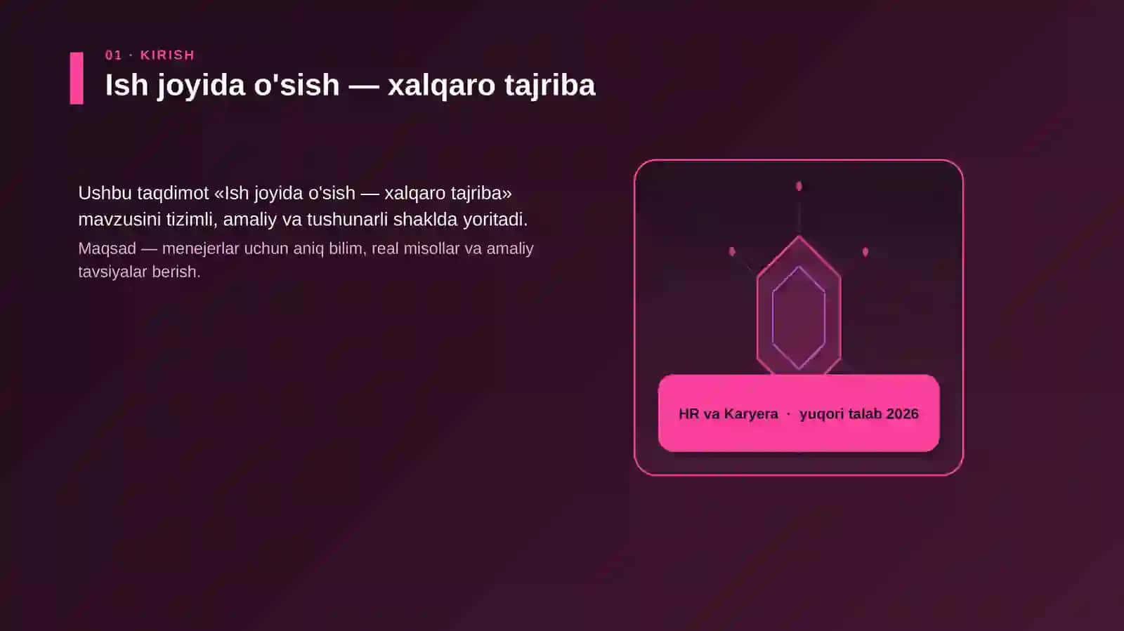 Ish joyida o'sish — xalqaro tajriba 3