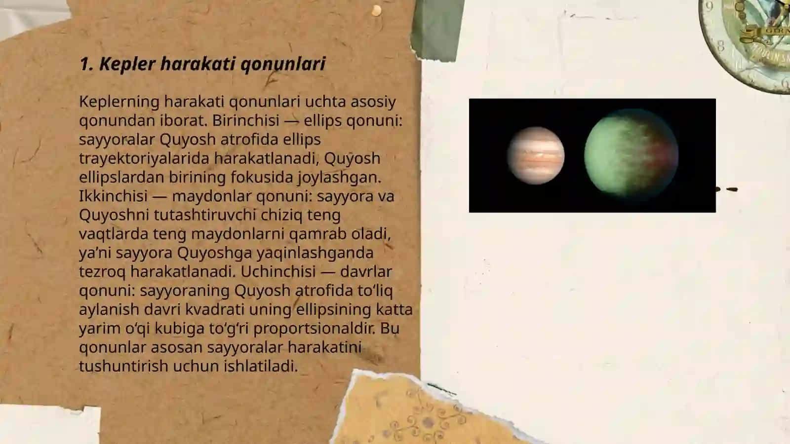 Kepler qanuni 3