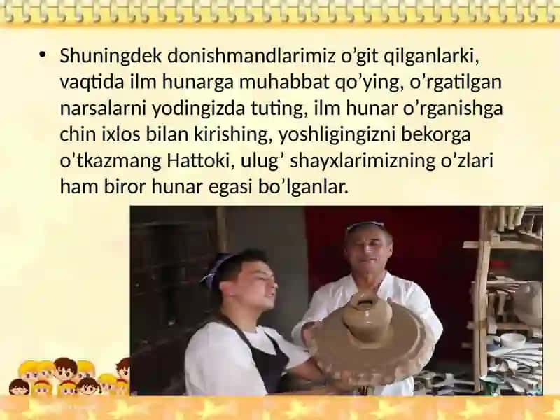 MUTAFFAKIRLAR MEROSIDA MEHNAT TARBIYASI 3