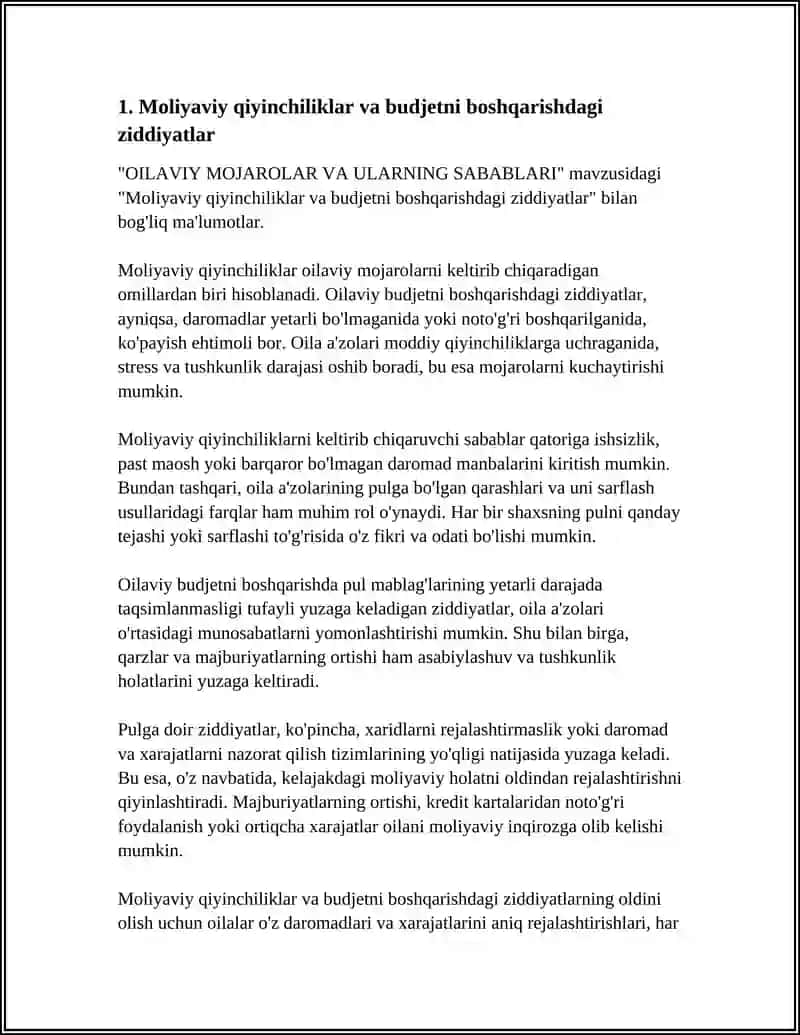 Moliyaviy qiyinchiliklar va budjetni boshqarishdagi ziddiyatlar 3