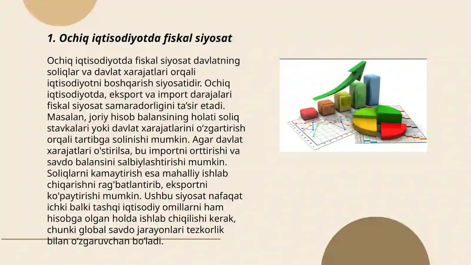 Ochiq iqtisodiyotda makroiqtisodiy siyosat 3