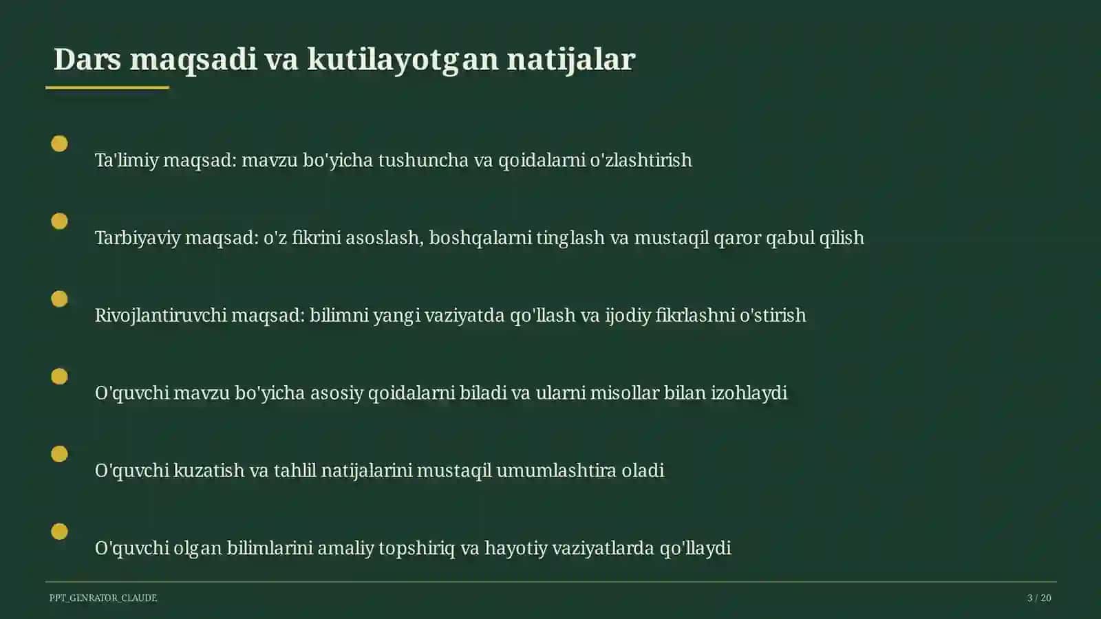 Ahmad Yugnakiy: Hibatul haqoyiq (7-sinf) 3