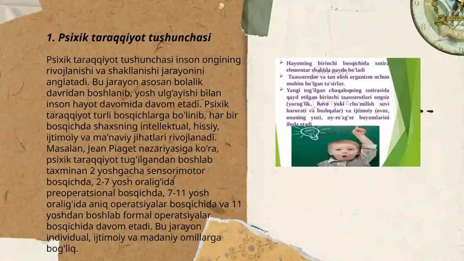 Psixik taraqqiyotning asosiy qonuniyatlari 3