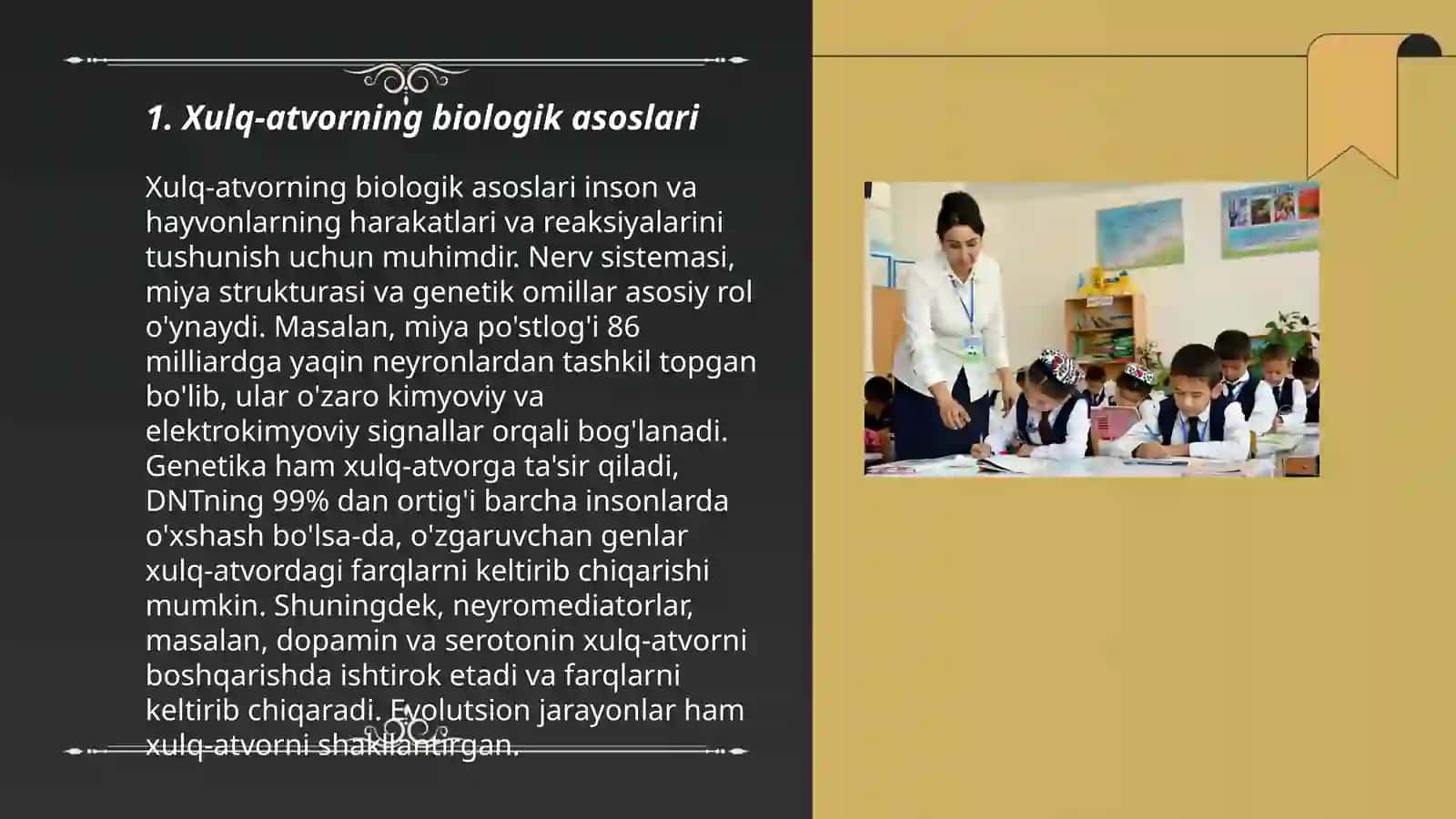 Xulq-atvorning psixofiziologik tarmoqlari 3