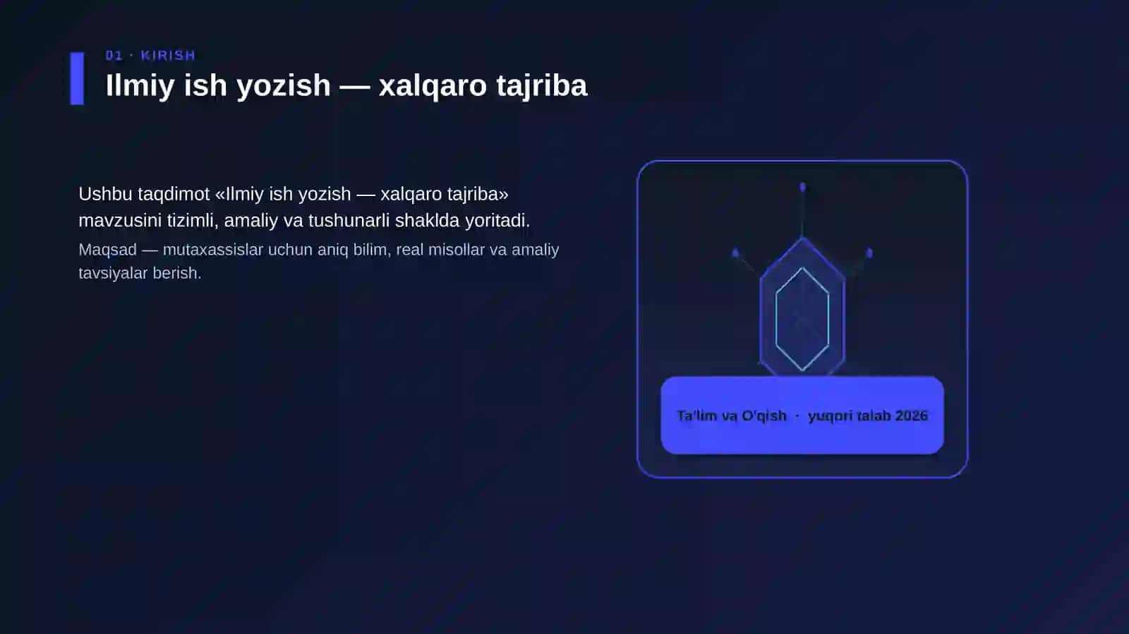 Ilmiy ish yozish — xalqaro tajriba 3
