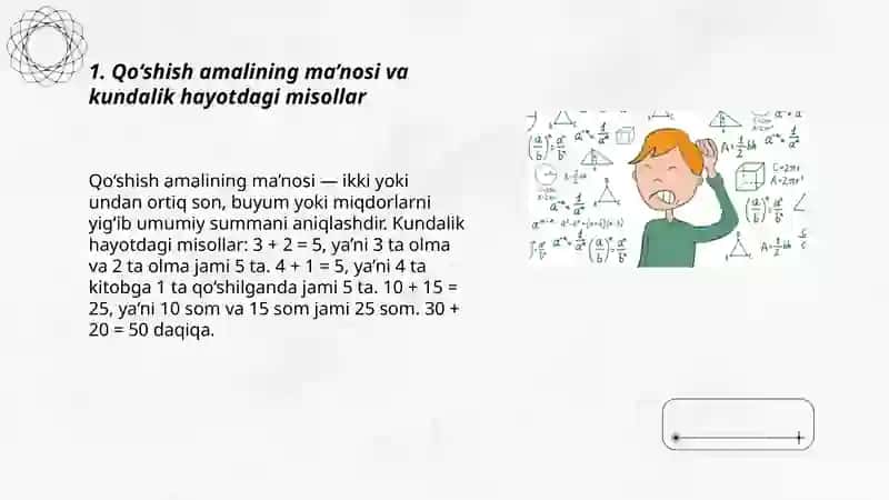 Qo‘shish va ayirish, ko‘paytirish va bo‘lish amali 3