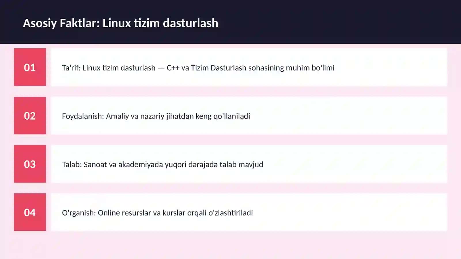 C++ VA TIZIM DASTURLASH 3