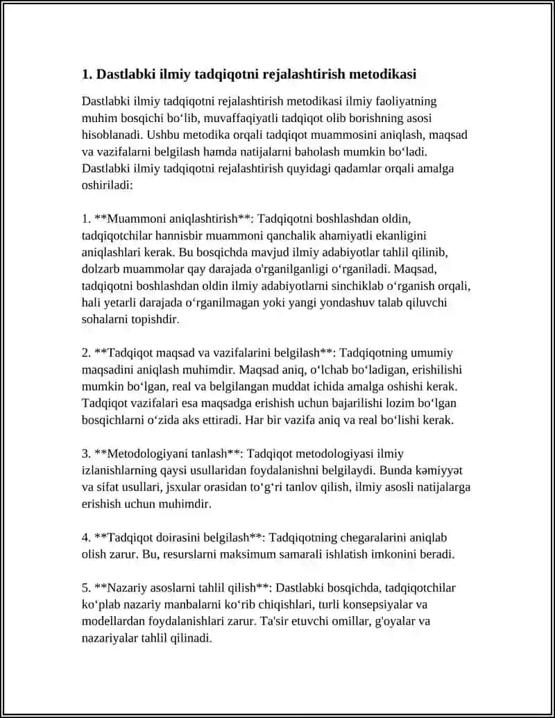 DASTLABKI ILMIY TADQIQOTNI YOZISH UZULARI 3