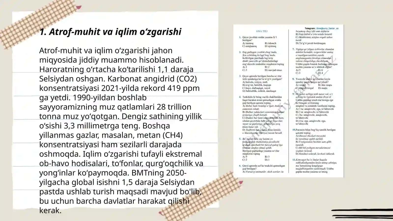 Tabiiy fanlarda sinfdan tashqari oʻqish 3
