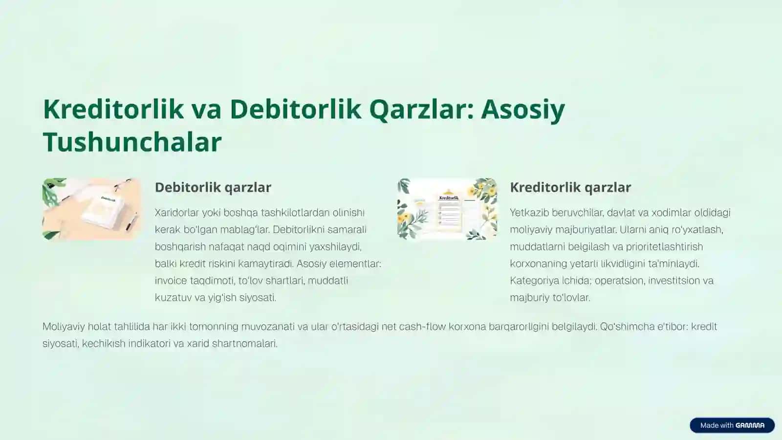 Kreditorlik Qarzdorlik Hisobi: Moliyaviy Barqarorlik Kaliti 3