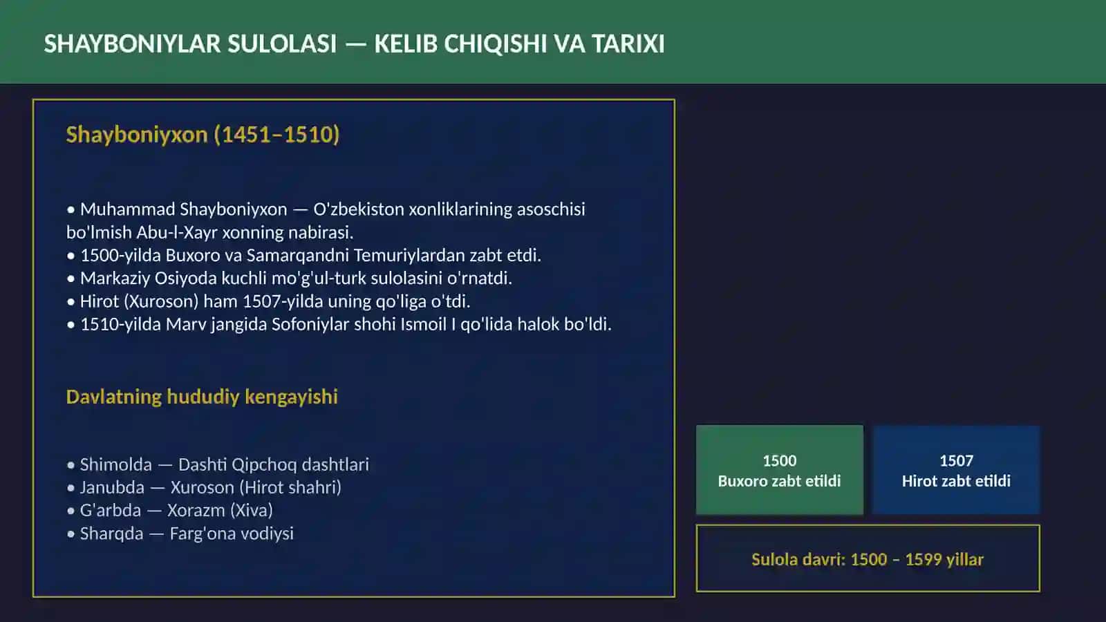 Shayboniylar Davlati va Huquqi 3