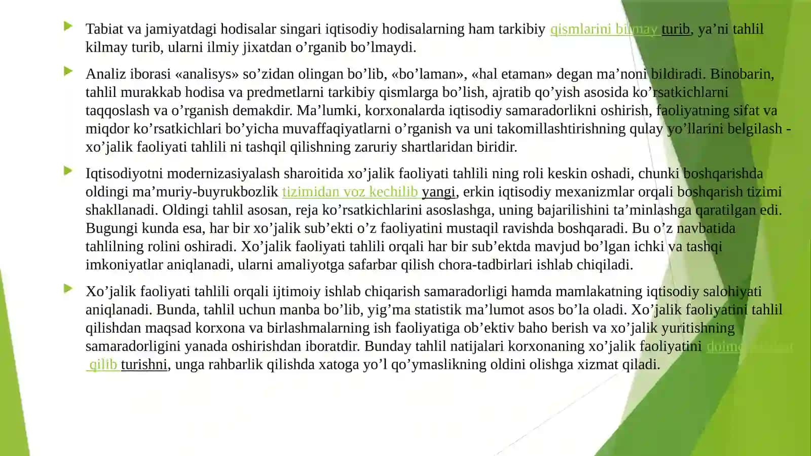 Tashkilot, xo’jalik sub’yekt tushunchalari. Biznes tashkiletishning maqsadi, vazifalari 3