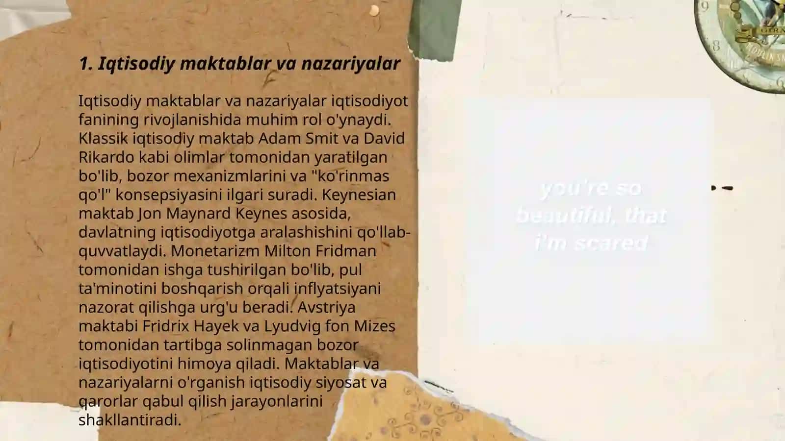Xozirgi zamon iqtisodiy ta’limotlarining asosiy yonalishlari 3
