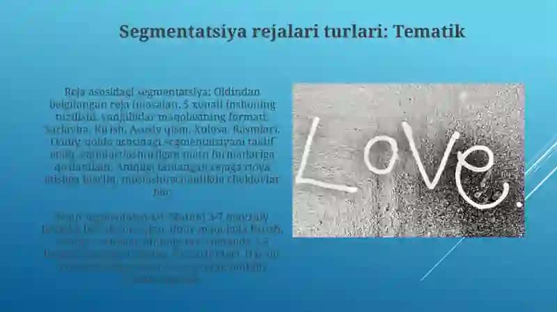 Semantik Matn Segmentatsiyasi 3