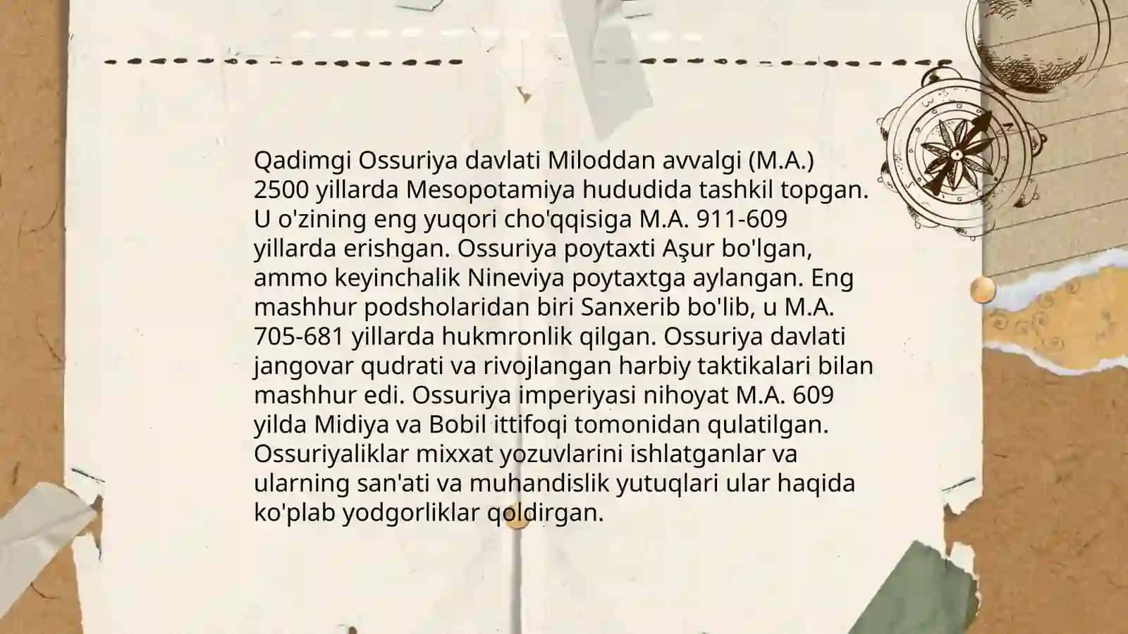 Qadimgi Ossuriya Suriya Finikiya davlatlari 3