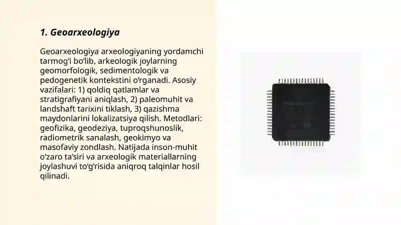 Arxiyalogiya faning yordamchi tarmiqlari 3