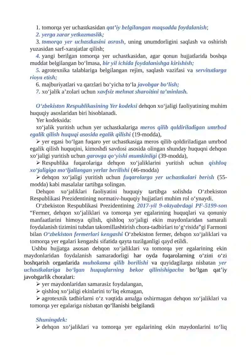 DEHQON XO‘JALIGINING HUQUQIY HOLATI 3