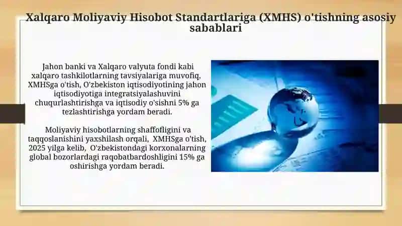 Xalqaro Moliyaviy Hisobot Standartlariga O'tishdagi Yutuqlar 3
