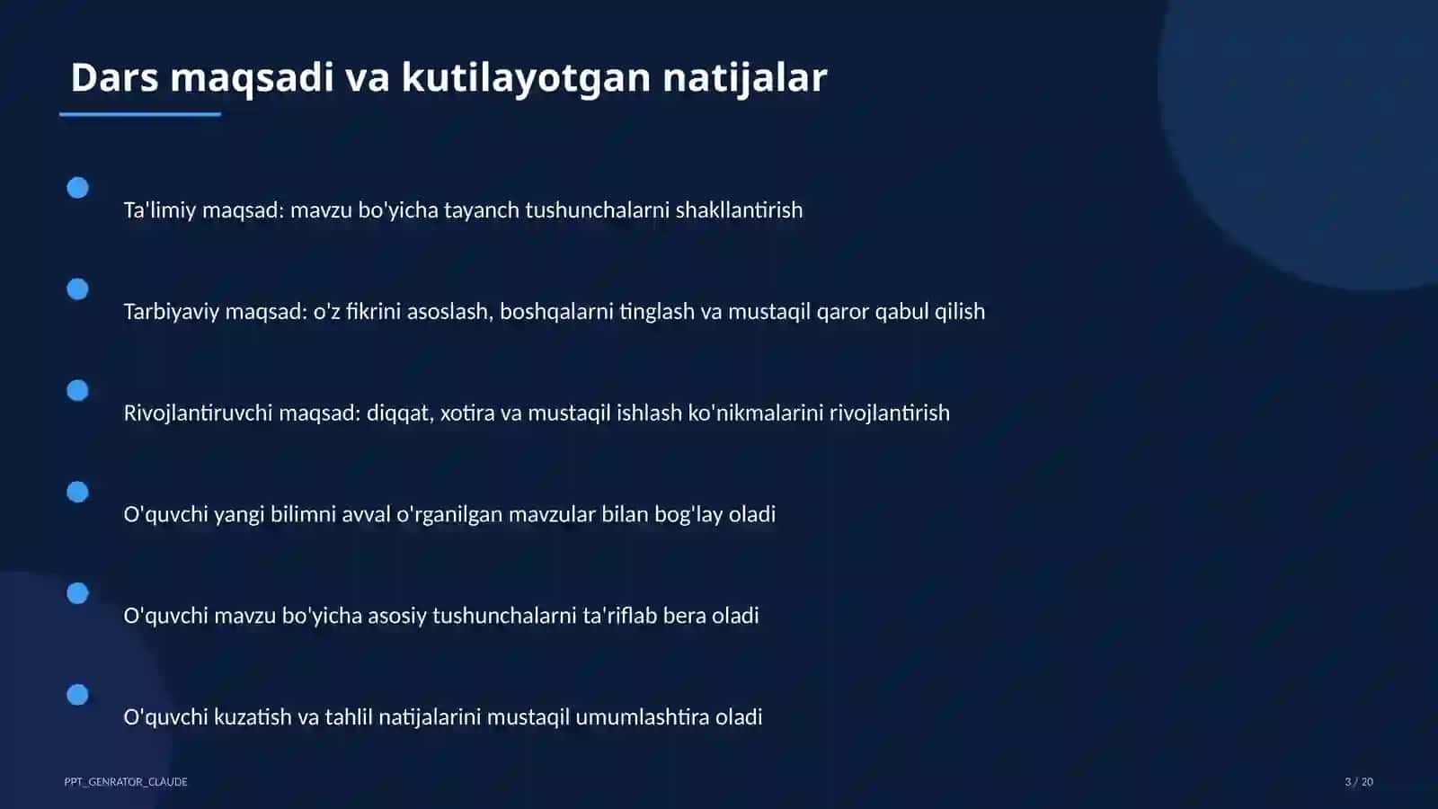 Olamning tuzilishi va kengayishi (11-sinf) 3