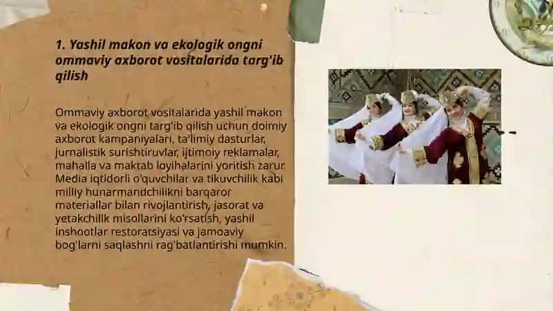 Yashil makon va ekologik ongni ommaviy axborot vositalarida targ'ib qilish 3