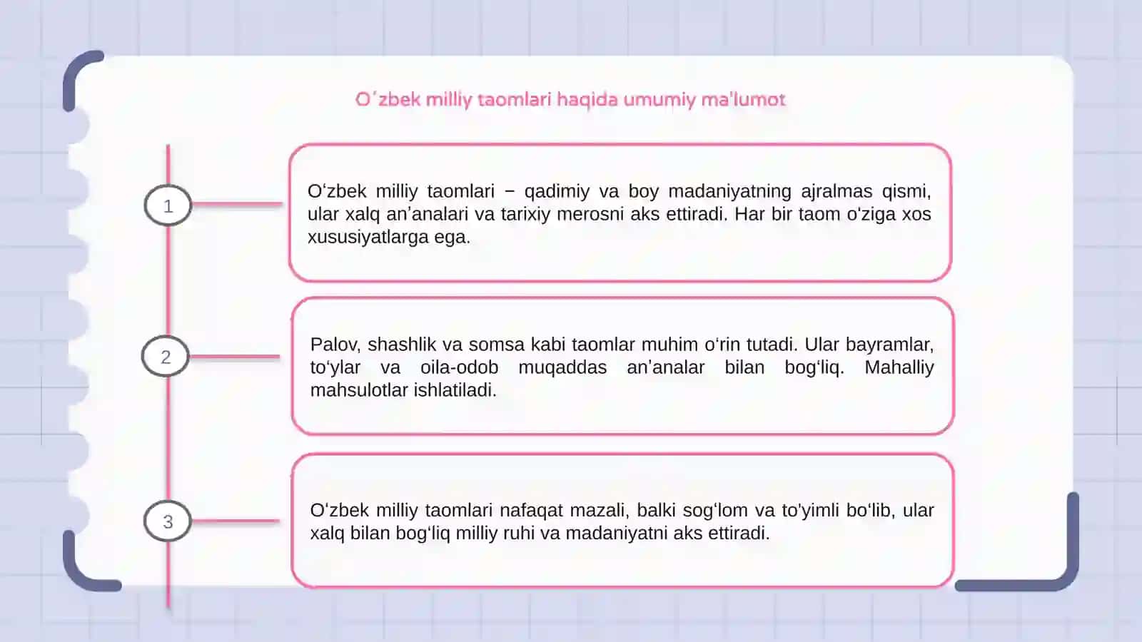 Oʻzbek milliy taomlari 3