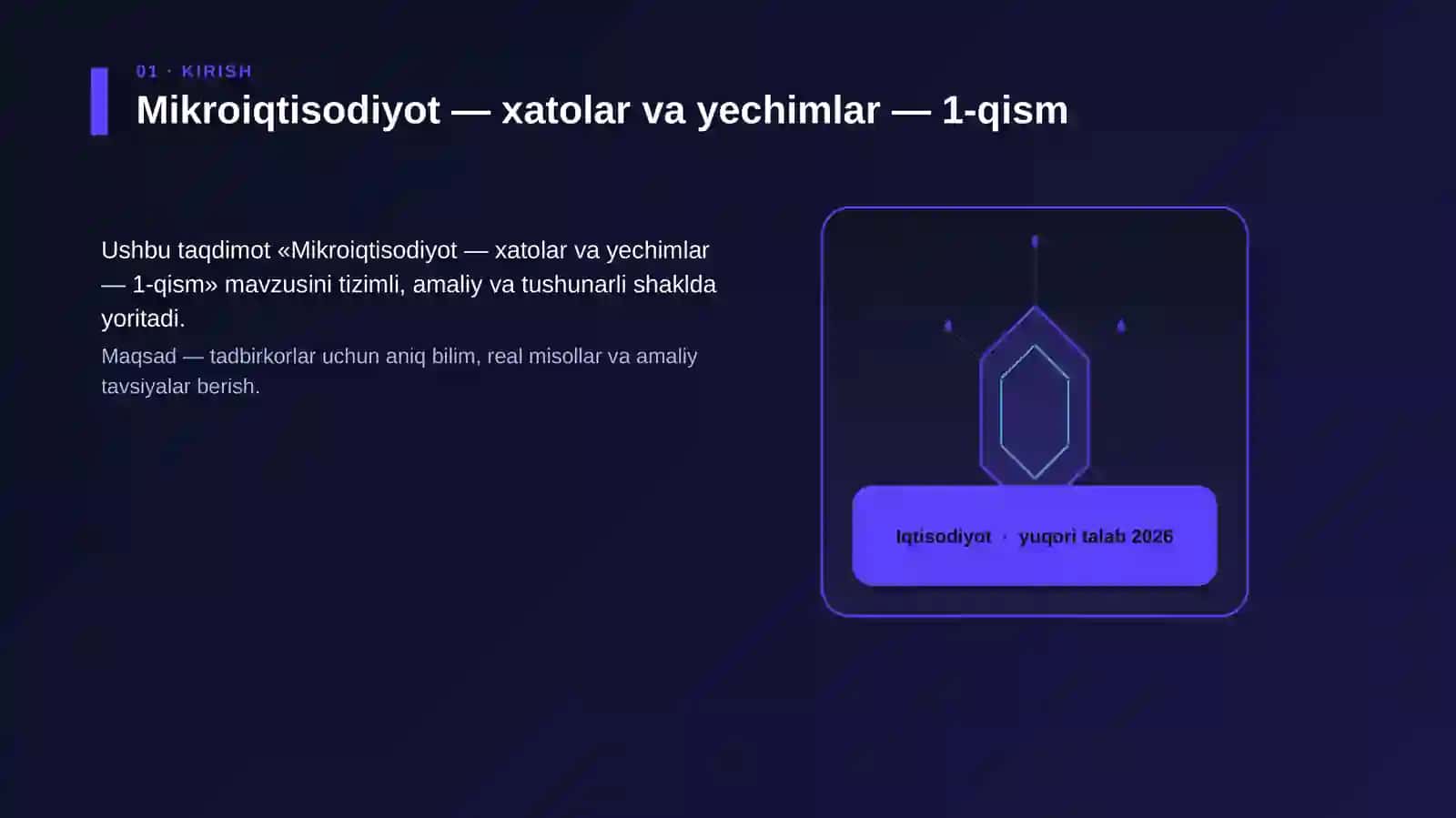 Mikroiqtisodiyot — xatolar va yechimlar — 1-qism 3