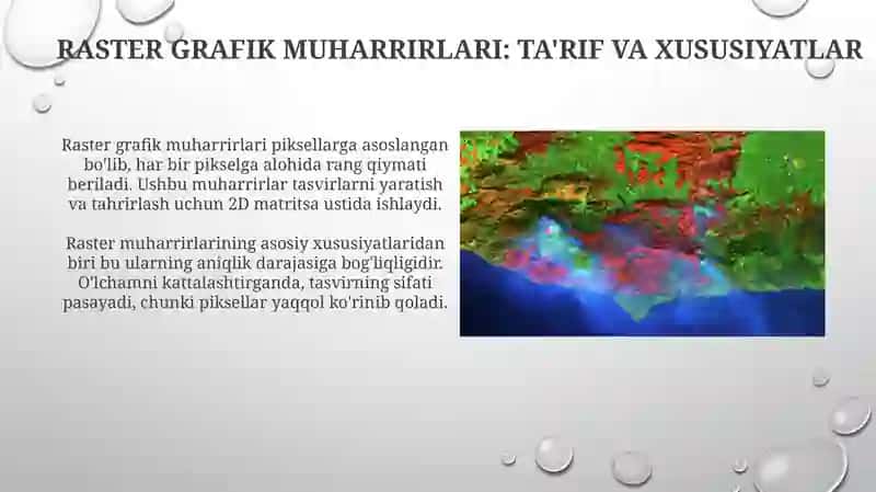 Raster grafik muharrirlari va undaranglar, qatlamlar bilan ishlash 3