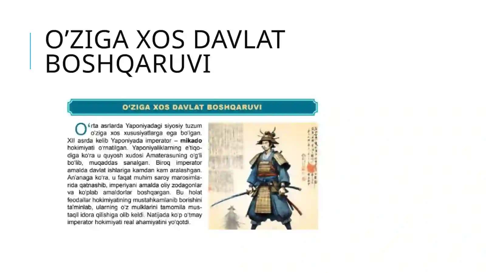 O'rta Asrlarda Yaponiya va Korea 3