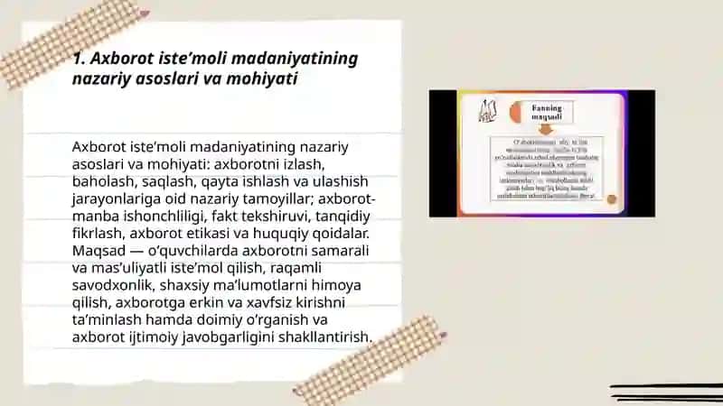 Axborot isteʼmoli madaniyatini shakllantirish 3