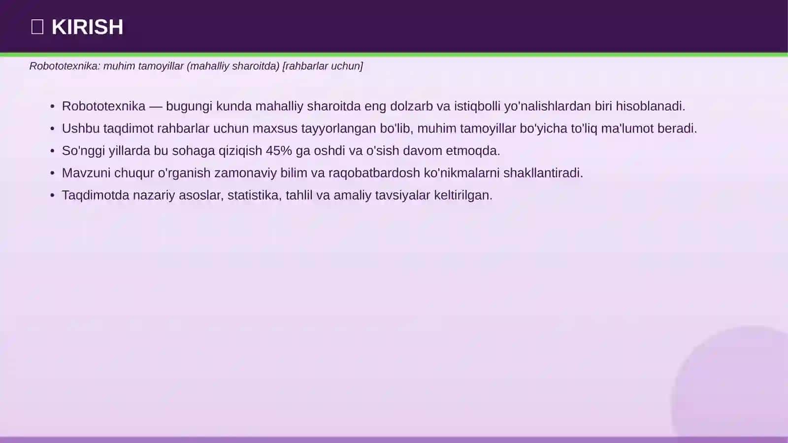 Robototexnika: muhim tamoyillar (mahalliy sharoitda) [rahbarlar uchun] 3