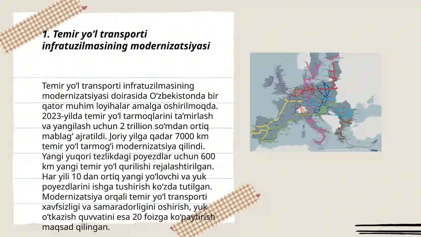 Temir yo‘l transporti tasnifi va rivojlanishining ilmiy texnik muammolari 3