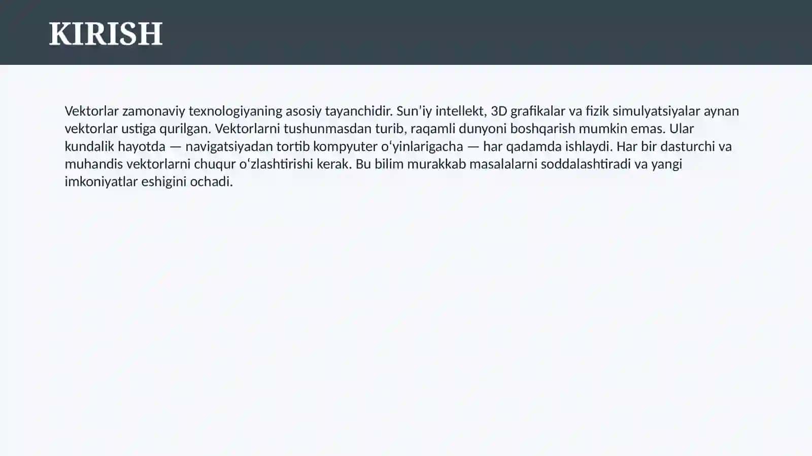 VEKTORLAR 3
