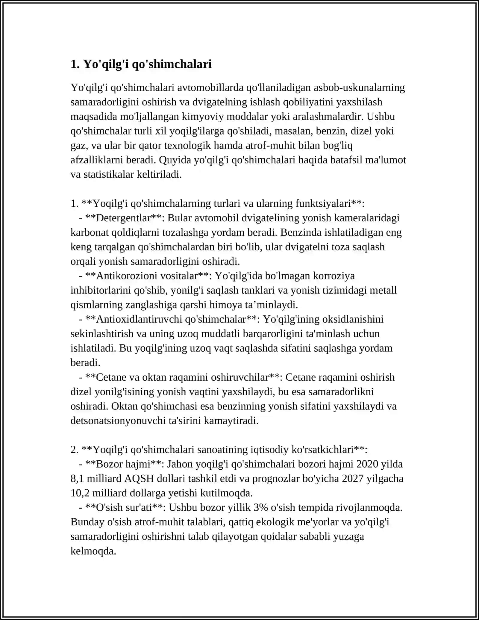 TRANSPORT VOSITALARIDA ISHLATILADIGAN KIMYOVIY BIRIKMALAR 3