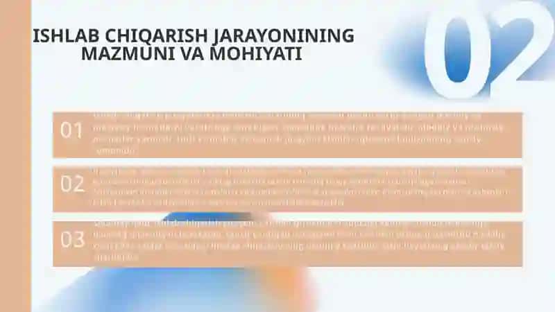 Ishlab chiqarish jarayonalarining mazmuni 3