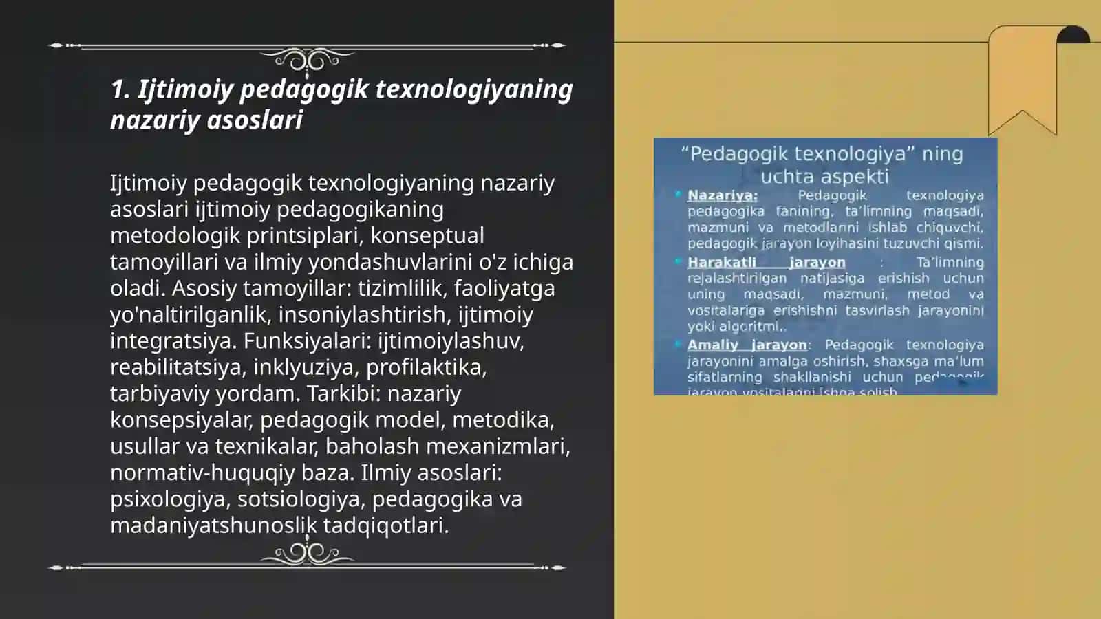 Ijtimoiy pedagogik texnologiya strukturasi va mazmuni 3