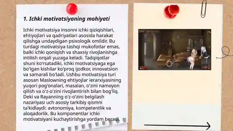 Ichki va tashqi motivatsiyaning umumiy tavsifi 3