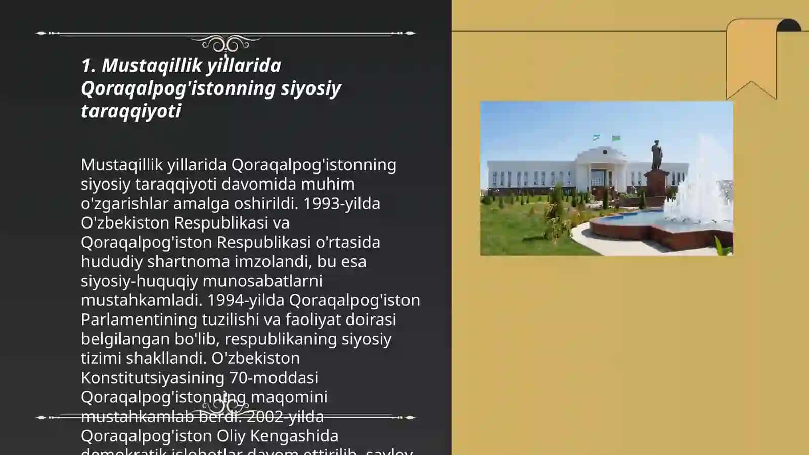 Mustaqillik yillarida Qoraqalpog'istonning siyosiy taraqqiyoti 3