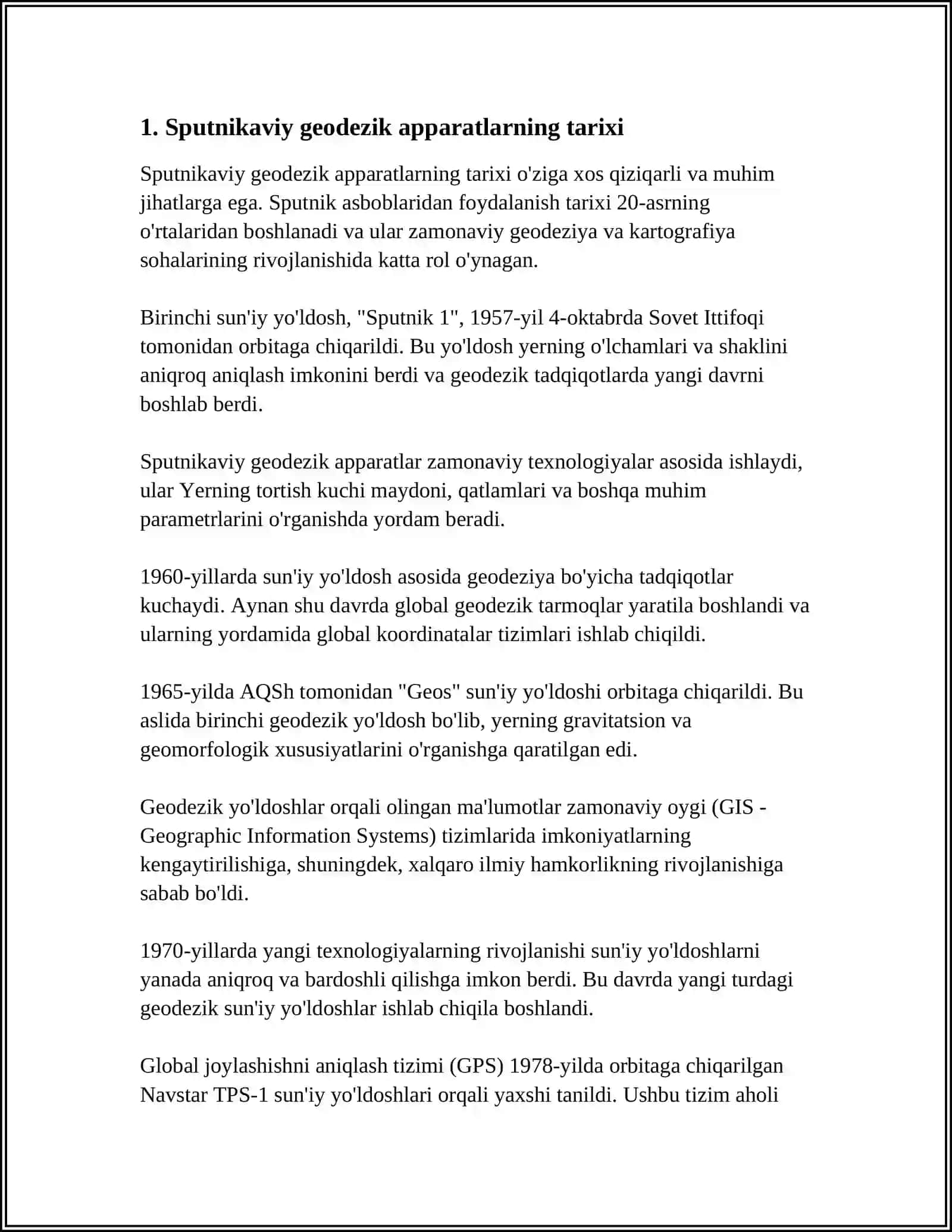 SPUTNIKAVIY GEODEZIK APARATLAR 3