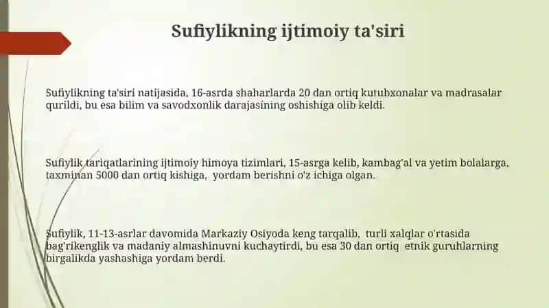Tasavvuf ta’limotining Sharq madaniyatiga tasiri 3