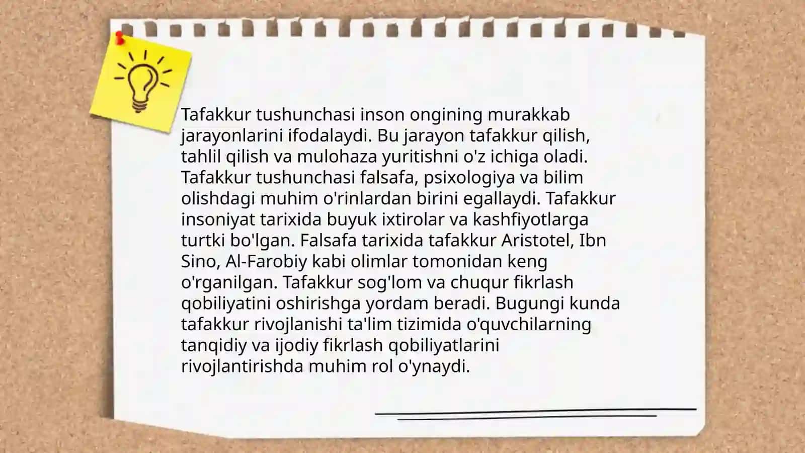Tafakkur tushunchasi jarayonilari shakillnanishi va sifatlari, Joʻramirzayeva Shahzoda 3