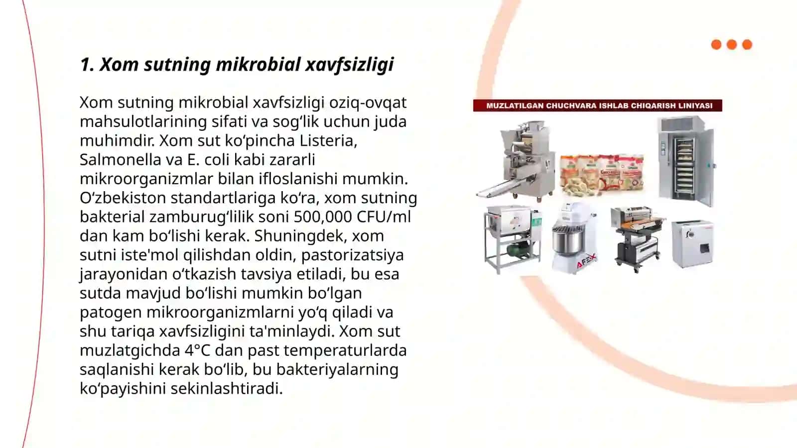 Sut maxsulotlari xavfsizligini aniqlash 3