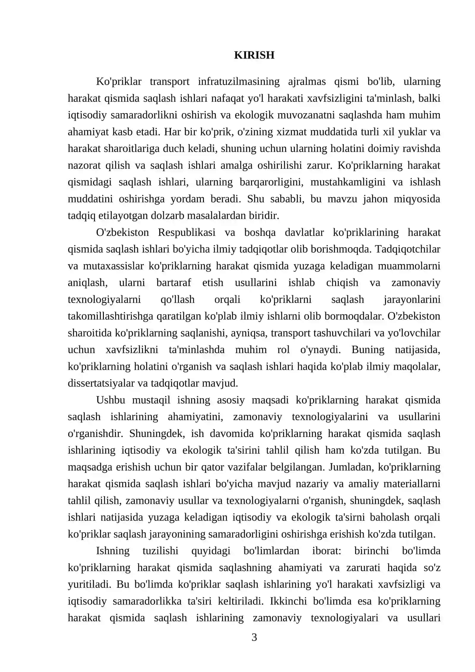 Ko'priklarni harakat qismida saqlash ishlari 3