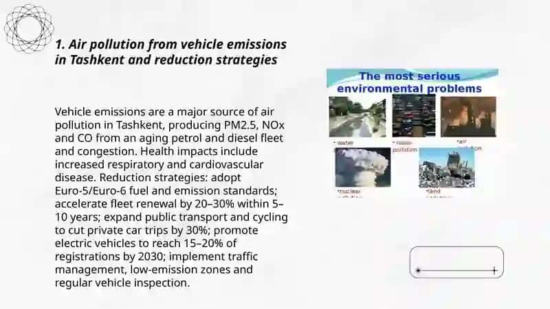 Environmental Problems in Tashkent & Solutions 3