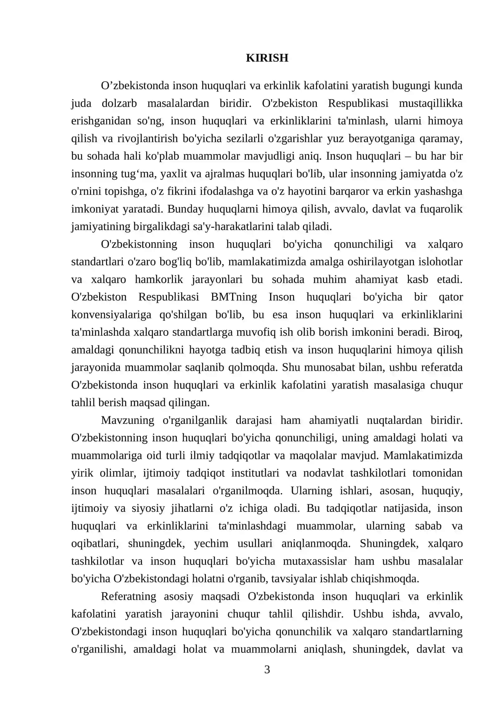 O’zbekistonda inson huquqlari va erkinlik kafolatini yaratish 3